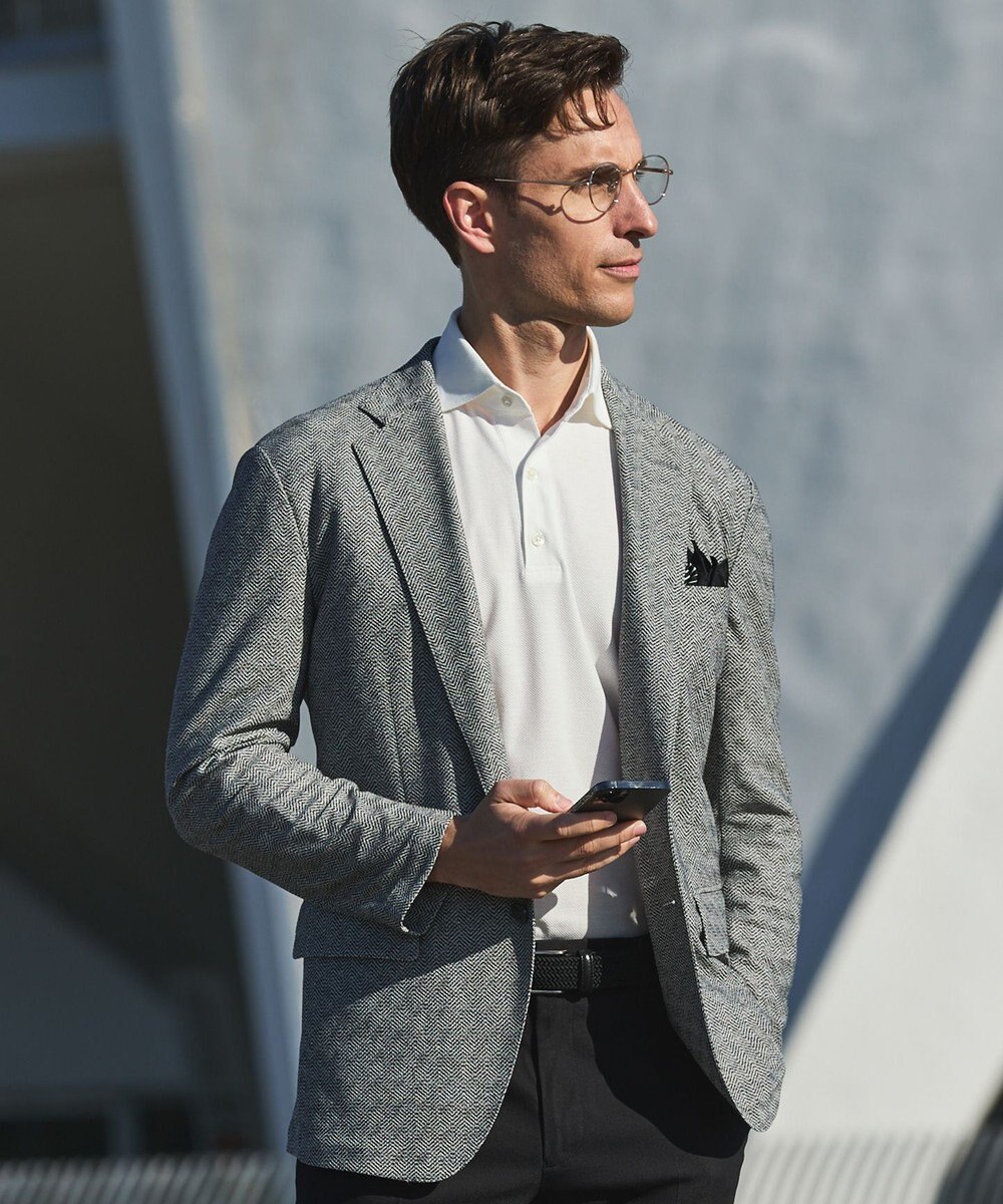 GOTAIRIKU ３年連続売上NO1【吸水速乾/洗える/ストレッチ】ノルマンディーリネン カーディガンジャケット(25/26年モデル) 