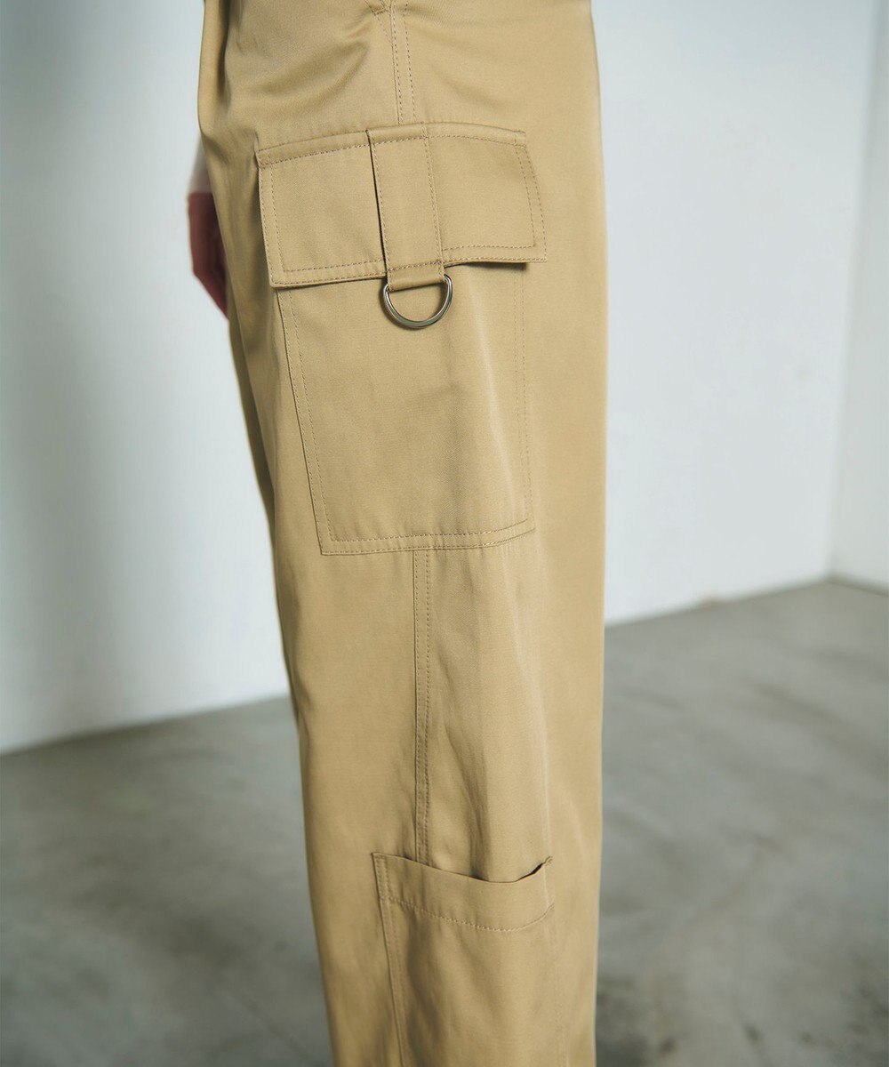 GRACE CONTINENTAL アシンメトリーワークパンツ 