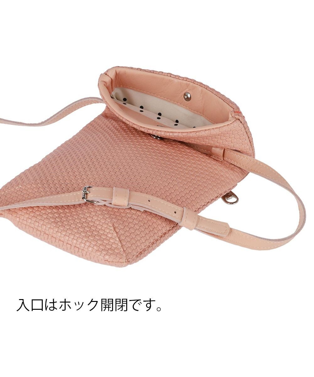 tsumori chisato CARRY エンボスメッシュ ショルダーバッグ ミニバッグ スマホショルダー 