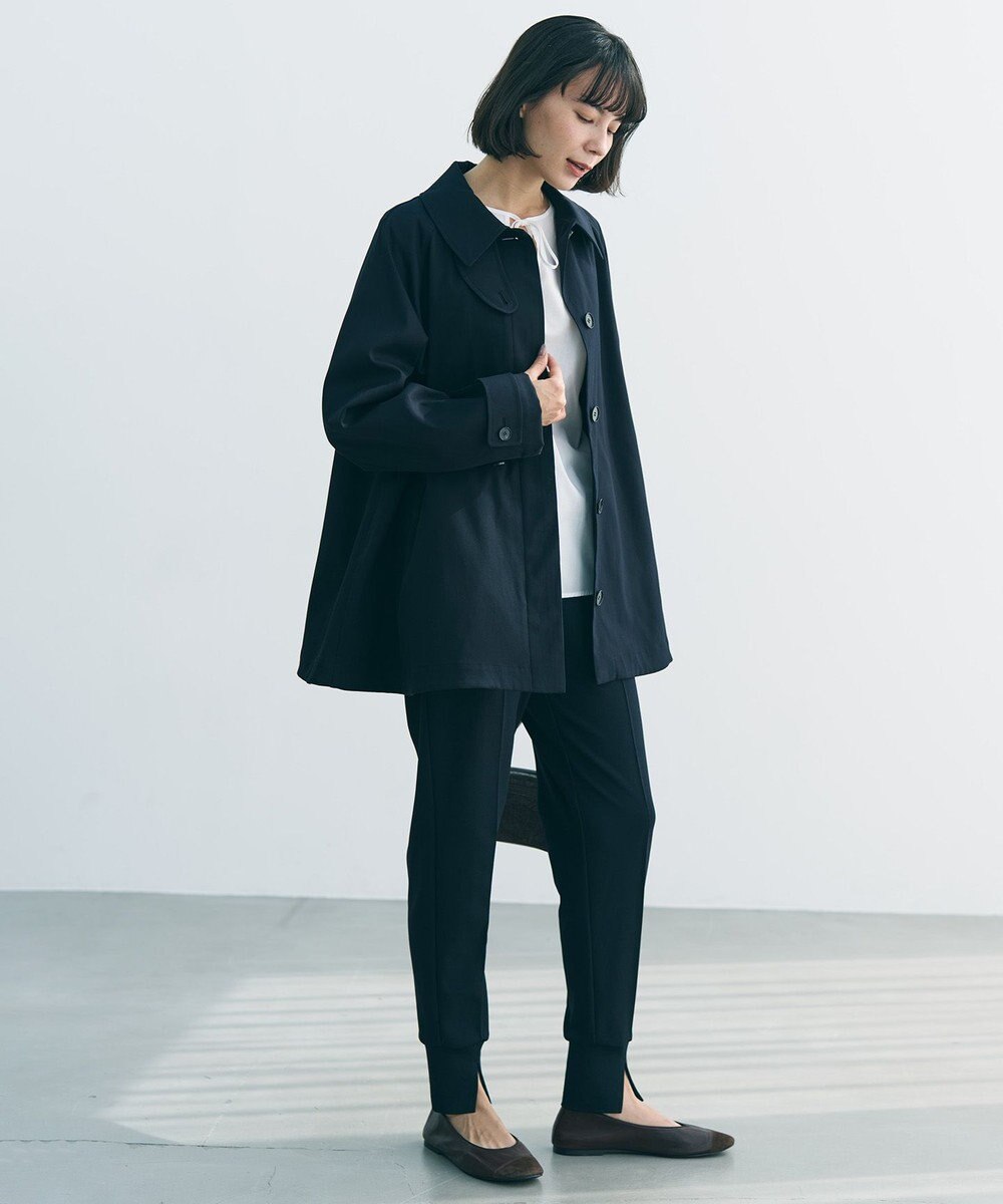 UNFILO 【昨年即完！春の売れ筋1位コート】Aライン スプリングコート 