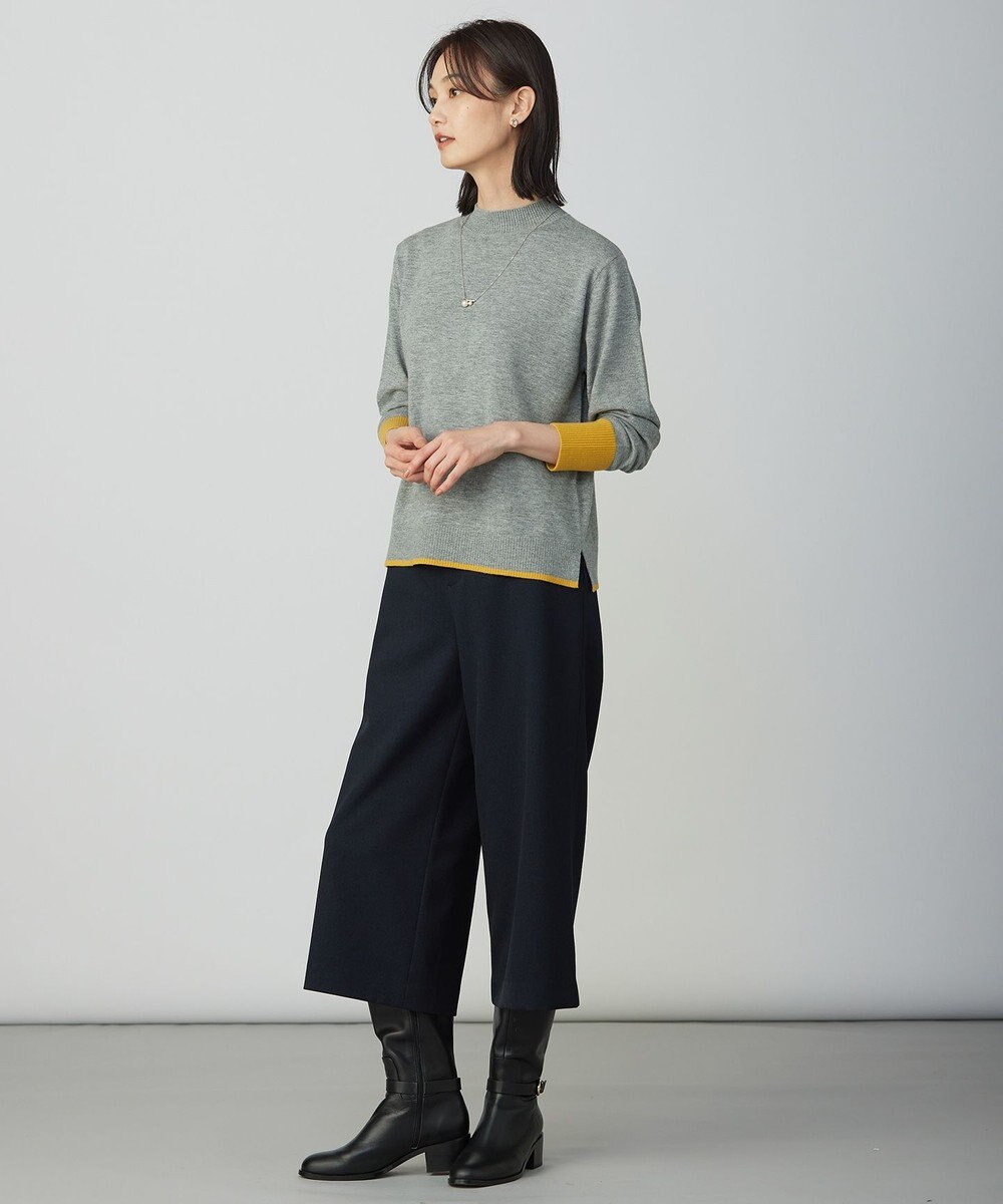 J.PRESS LADIES L SOFT TOUCH WOOL ブロッキング ニット 