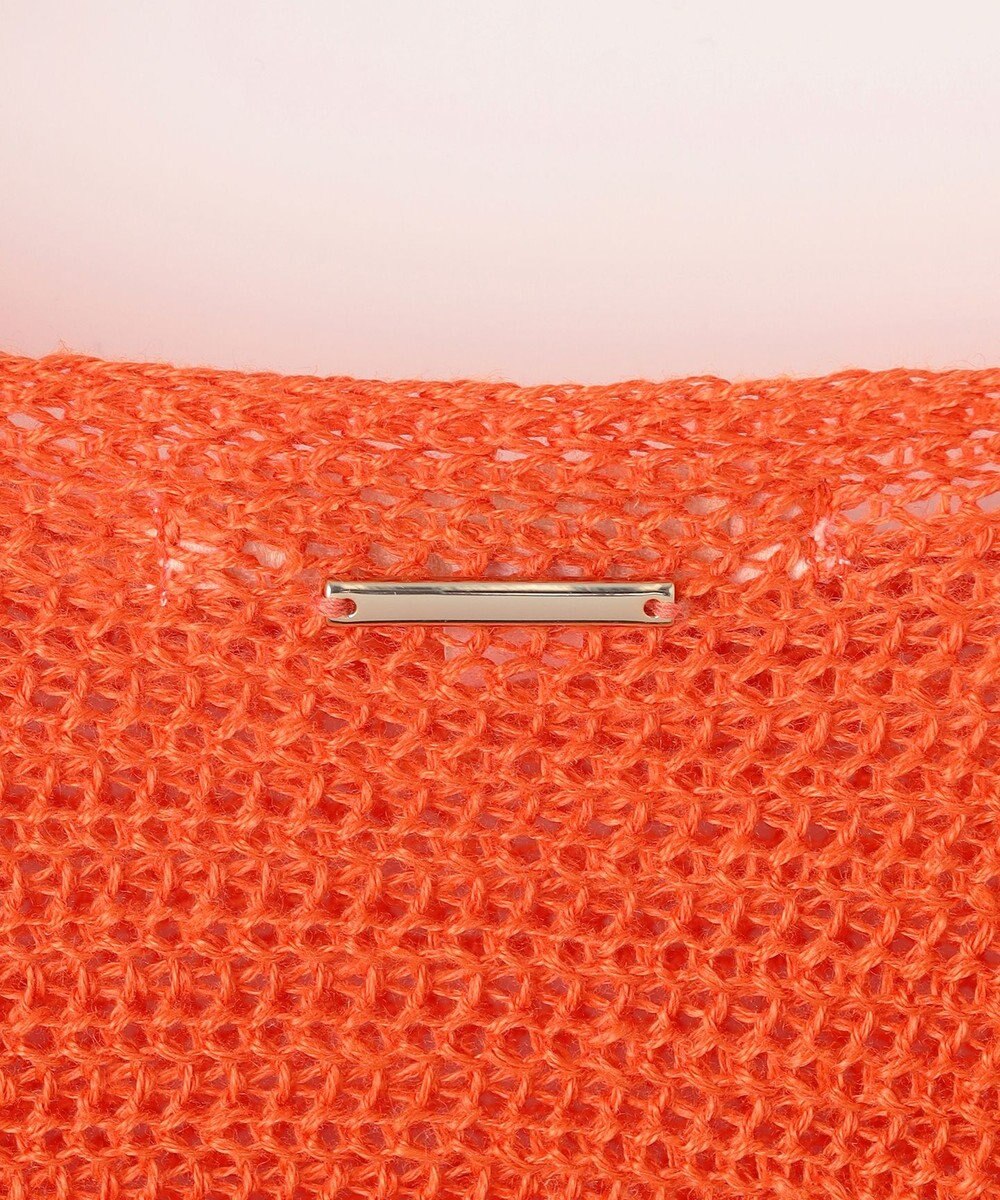 自由区 S 【洗える】リネンミドルゲージドルマンスリーブ ニット 