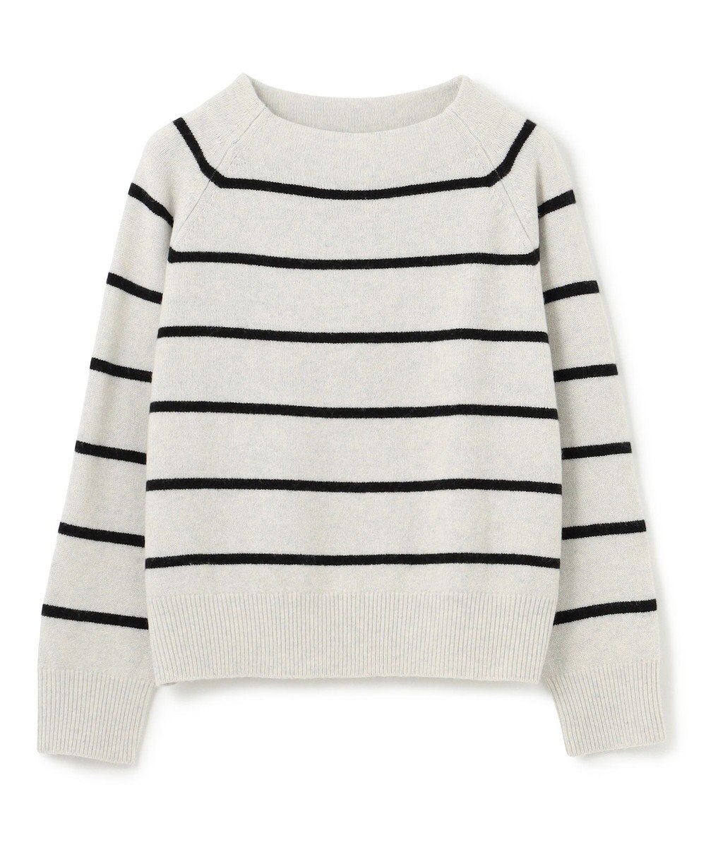 UNFILO カシミヤブレンド オフネックニット 