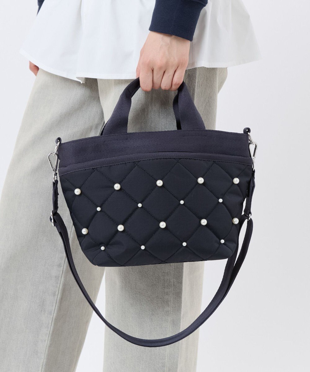 LeSportsac SM BUCKET TOTE W PEARLS/ディープシーパール 