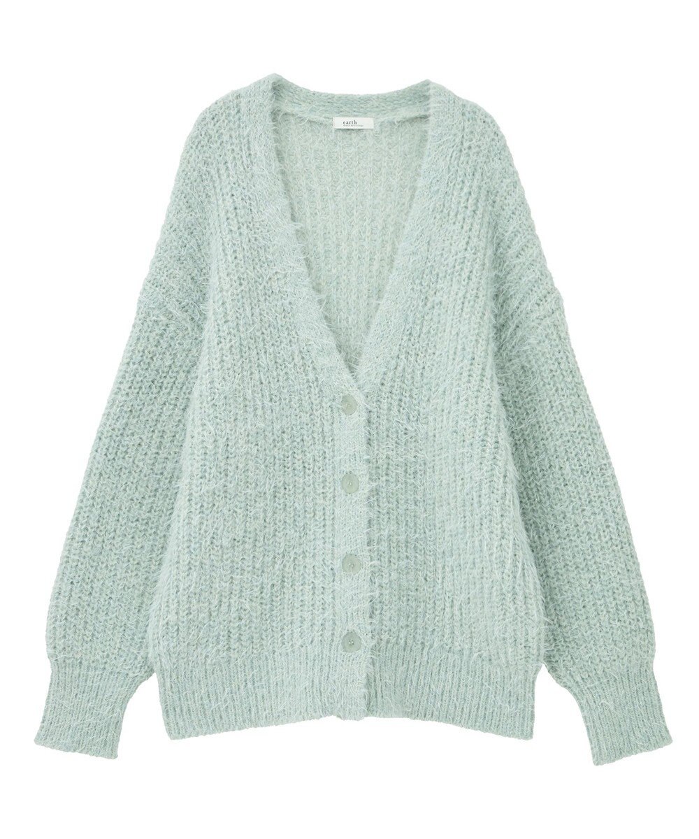 earth music&ecology 【予約】カラーミックスシャギーカーディガン 