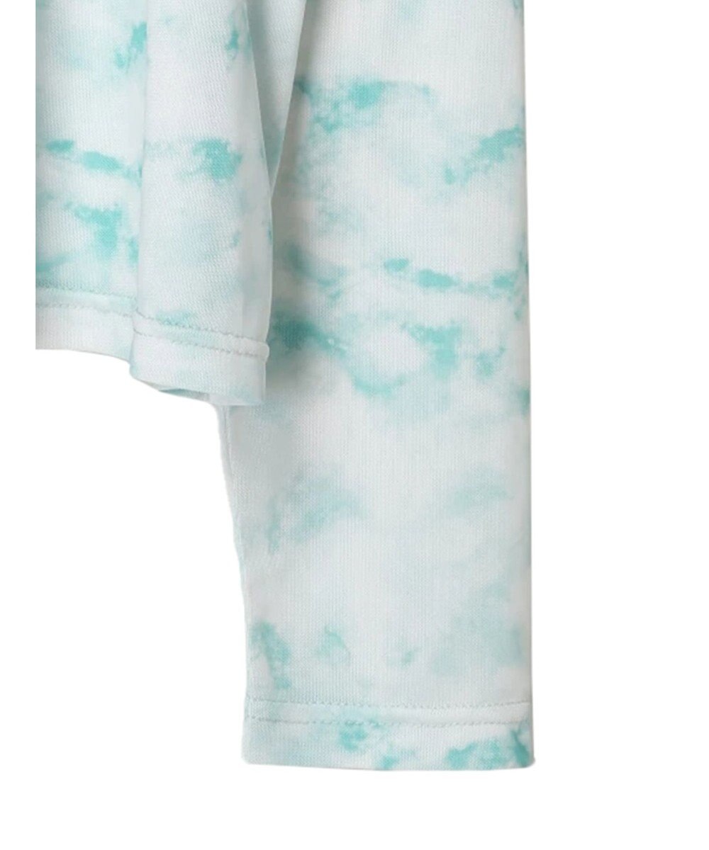 Green Parks クルーネックアソート柄シアープルオーバー 