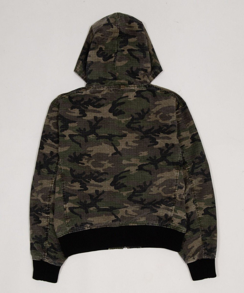 WEGO 【ユニセックス着用ITEM】リップストップフードブルゾン 