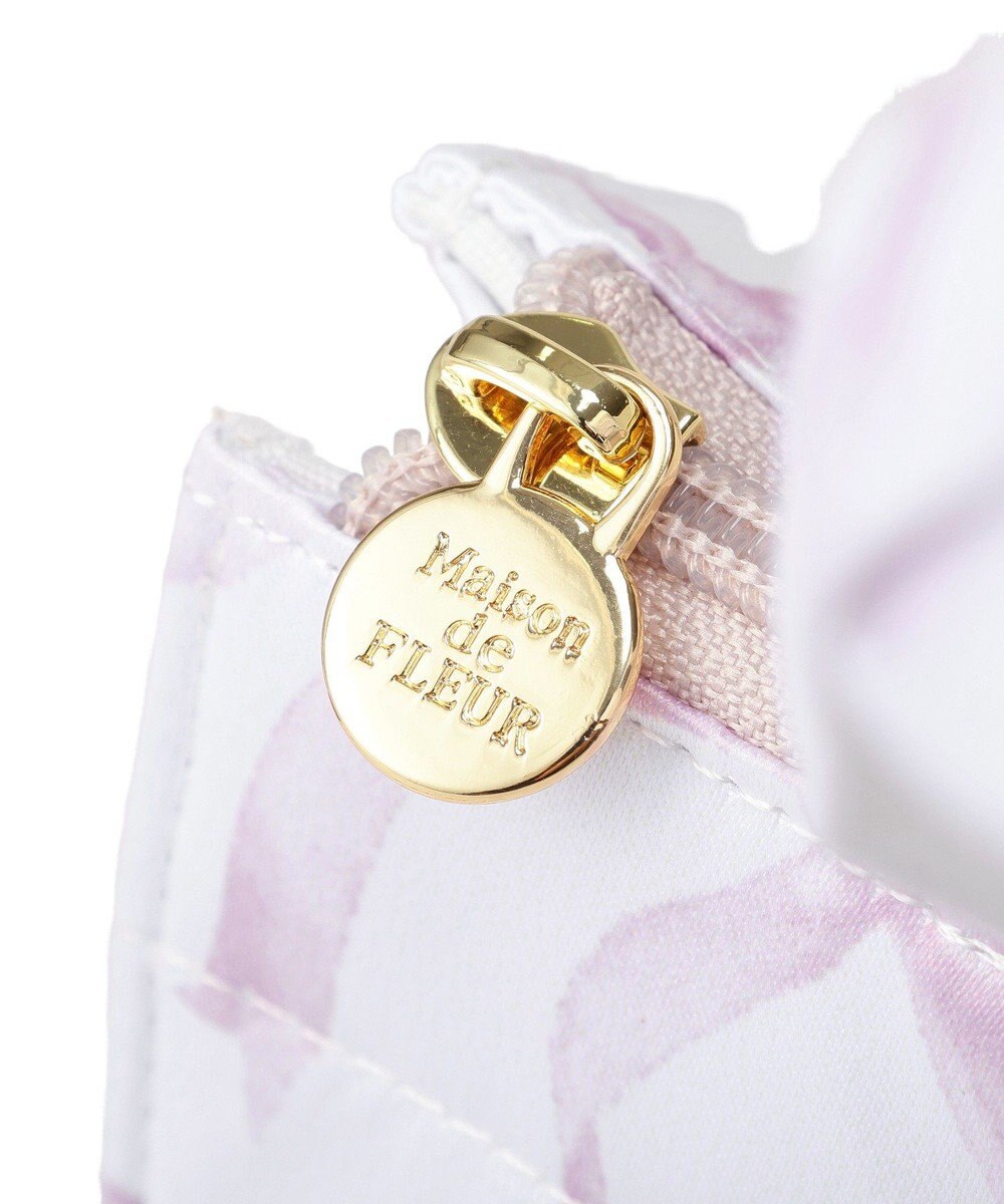 Maison de FLEUR 【保冷機能付き】リボン柄保冷バッグ 