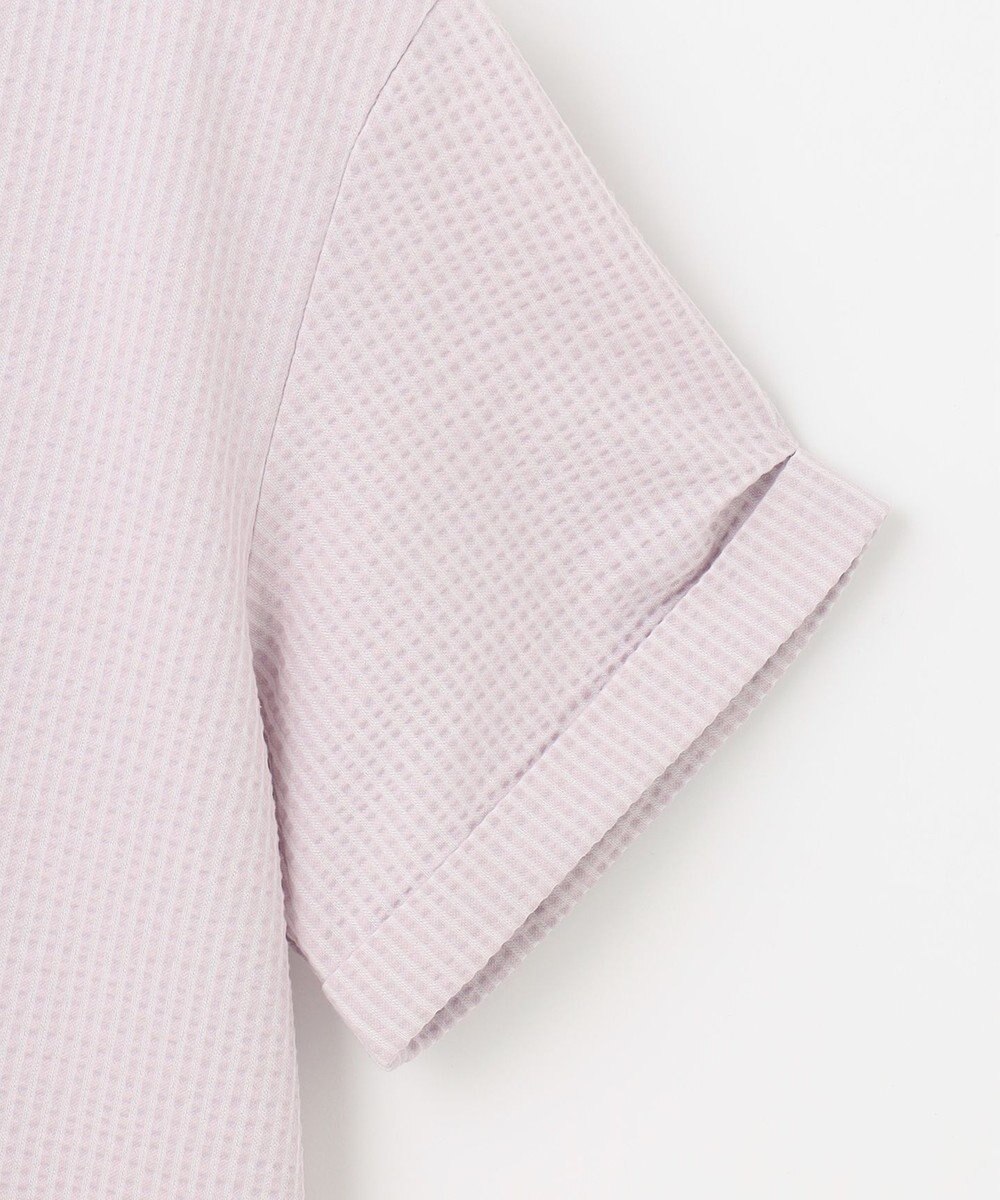 J.PRESS LADIES L 【WEB限定カラーあり・抗菌消臭・吸水速乾】サッカージャージー キーネック カットソー 