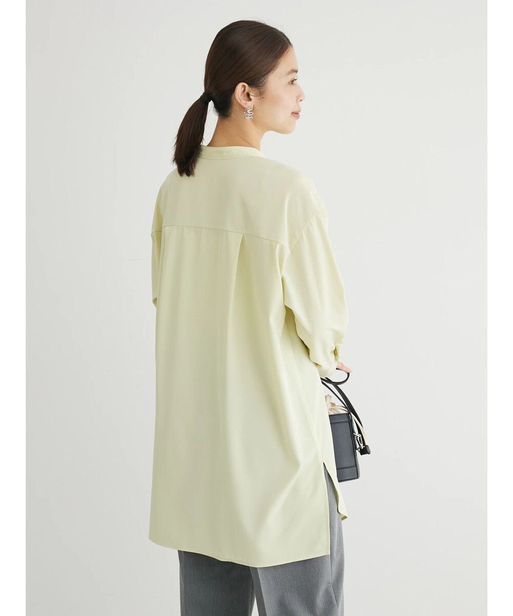 Green Parks イージーケア　比翼ボタンチュニック 