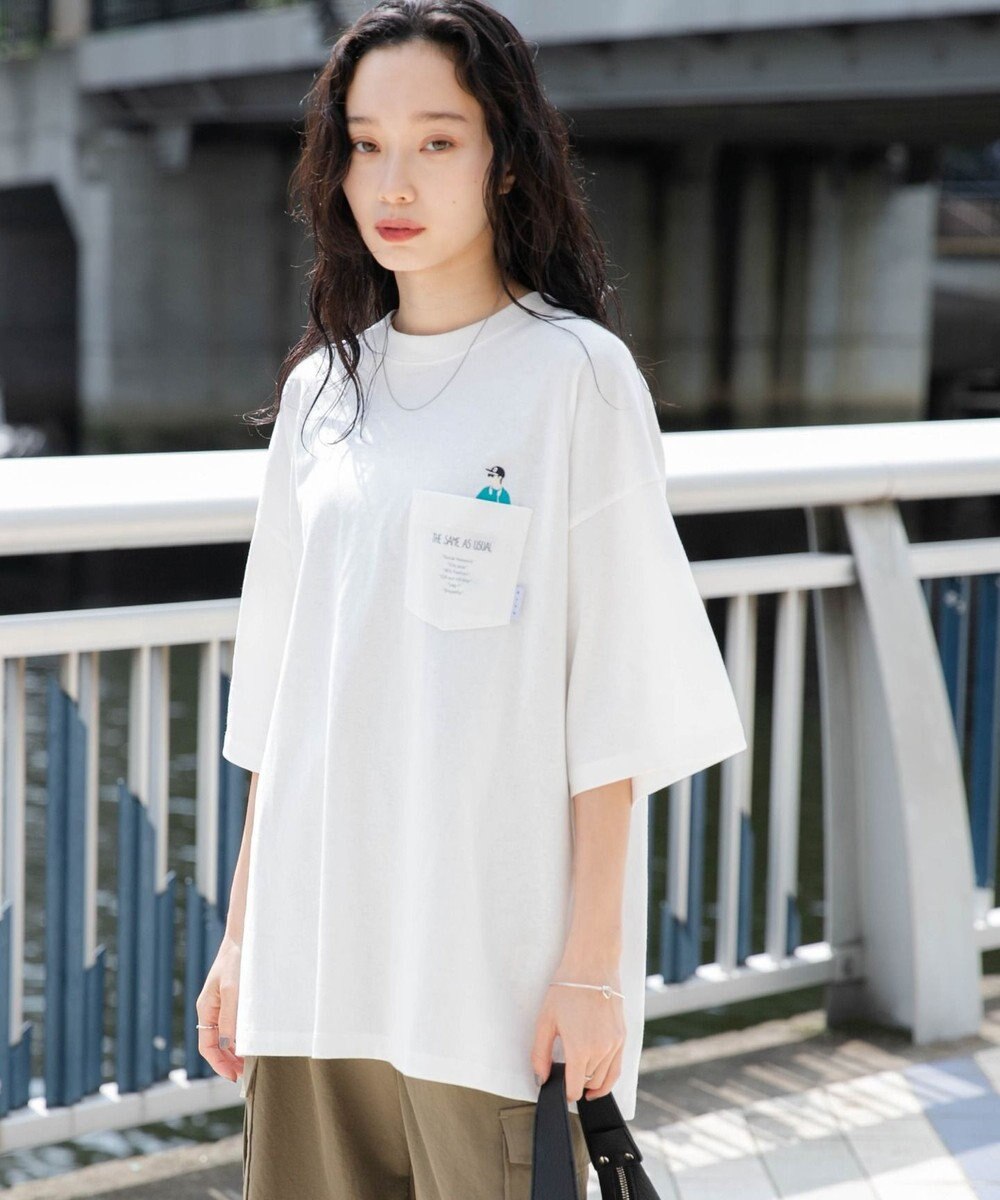 WEGO 【ユニセックス着用ITEM/手洗い可/MLサイズ】CITY　BOYS　ポケットT（S） 