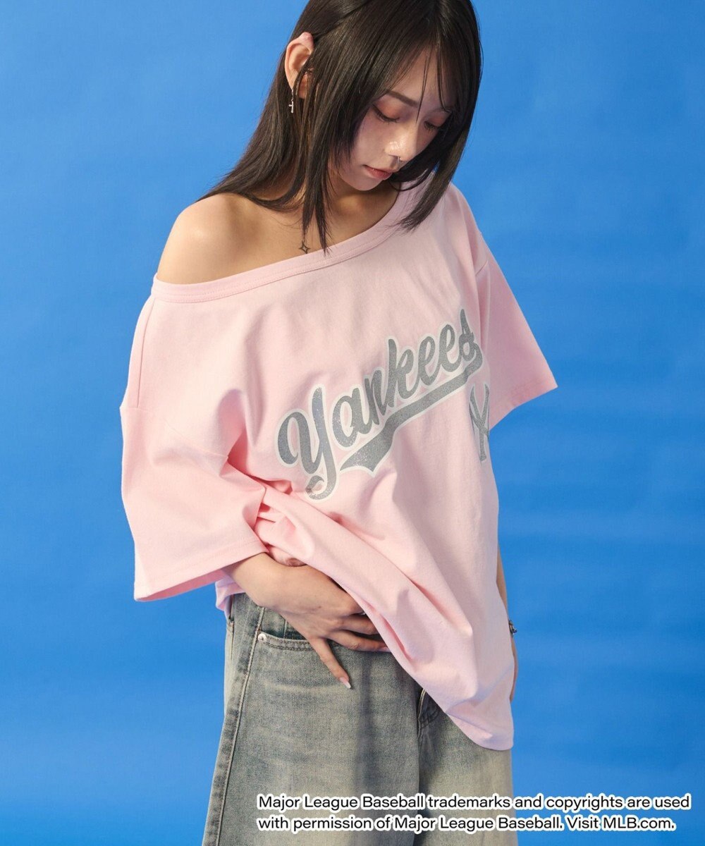 WEGO 別注MLBオフショルビッグT 