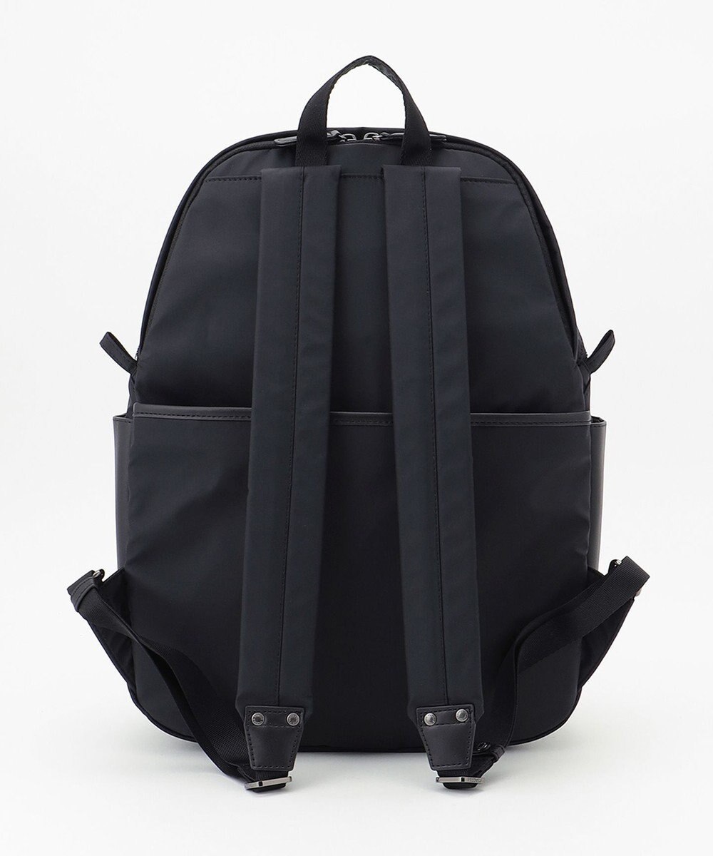 Y'SACCS 【ナイロンタフタ×リサイクルレザー】デイリーリュック 