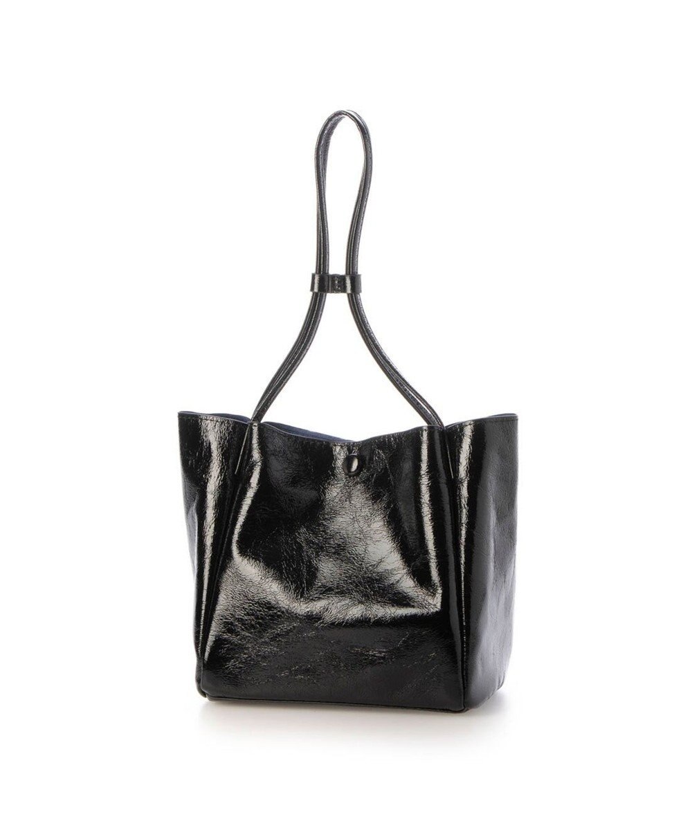 UNBILLION カシュカシュ cachecache / クラッシュメタリックワンハンドルミニトート 