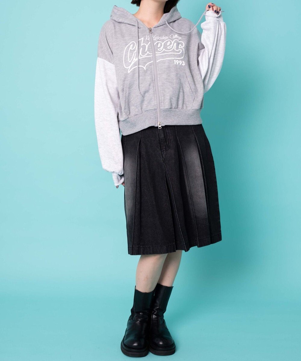 WEGO チアロゴWジップパーカー 