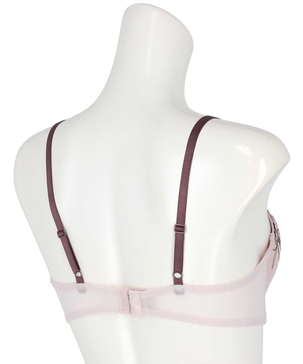 AMPHI ノンワイヤーブラ 谷間をメイク 脇高設計 A~Gカップまで対応 大きいサイズ 【BRAGENIC ブラジェニック 脇高細見えタイプ】 ブラジャー ブラ BMI353 アンフィ／ワコール 