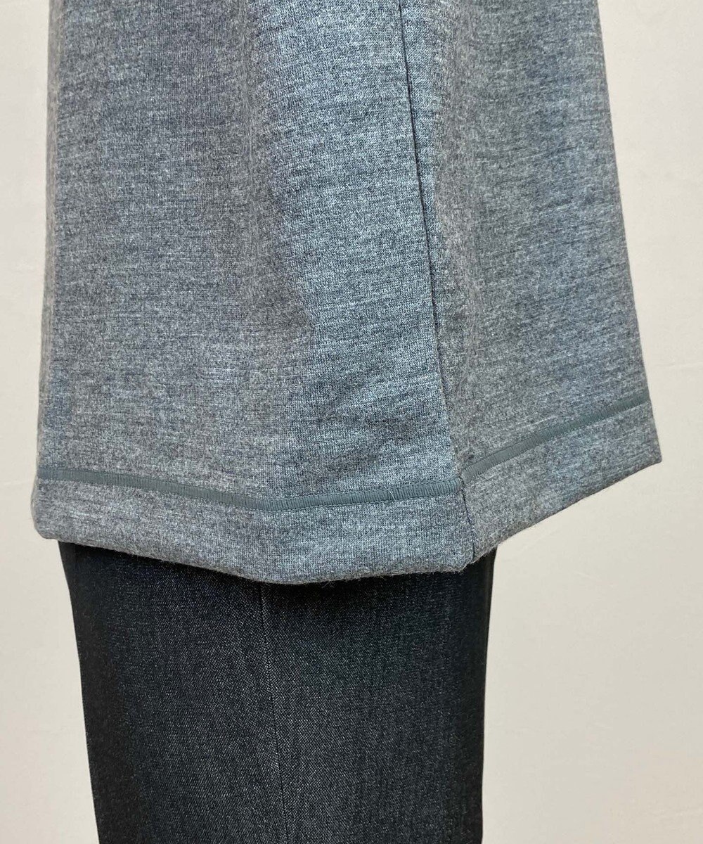 KASHIYAMA 【ウォッシャブル】ウールジャージークルーネックニット 