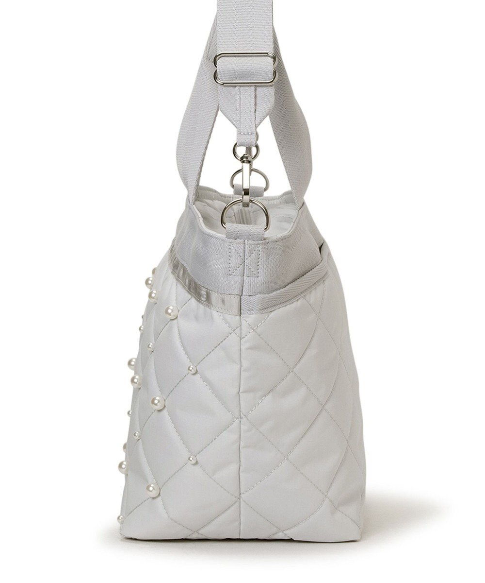 LeSportsac BUCKET TOTE W PEARLS/ミストグレーパール 