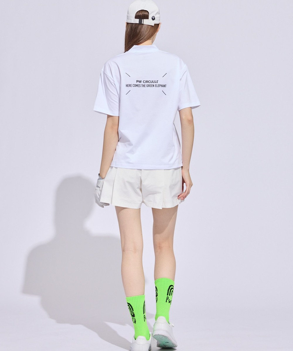 PW CIRCULUS 【WOMEN】アニマルグラフィックモックネック  ゴルフウェア レディース 