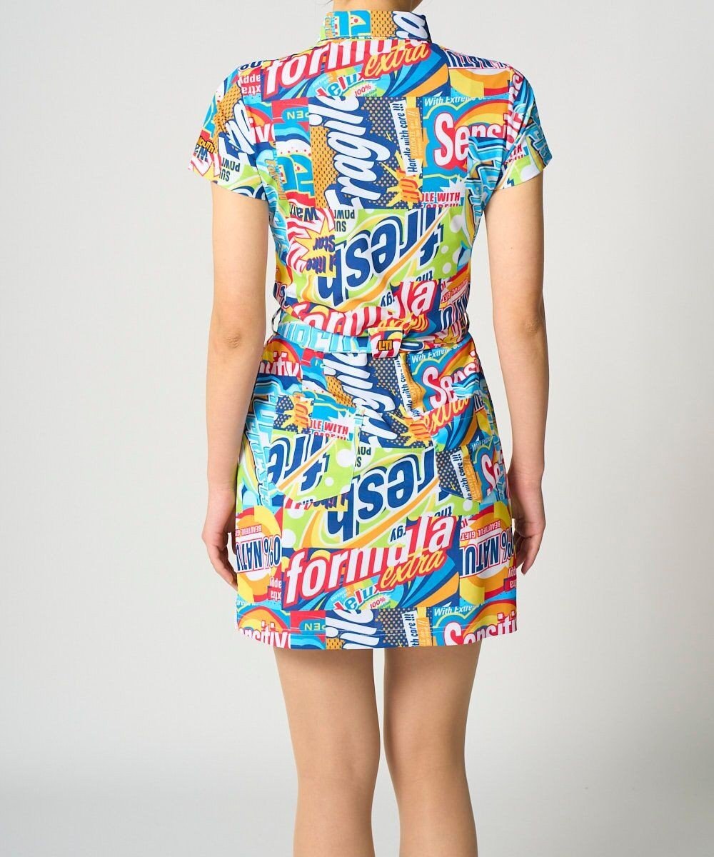 FILA GOLF／marie claire 【Loudmouth】柄ワンピース 