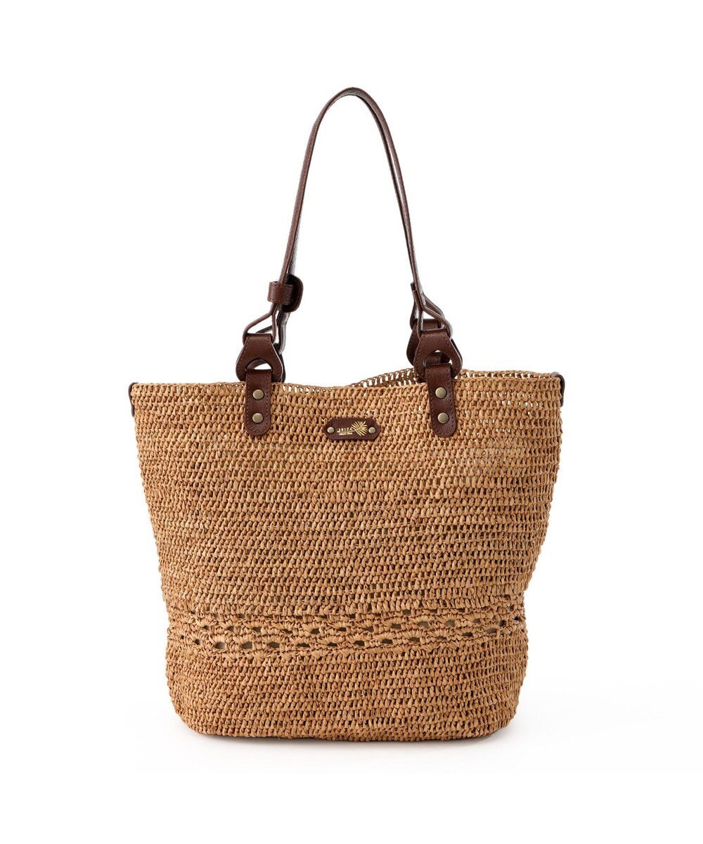 IBIZA ラフィア　セミショルダーバッグ 