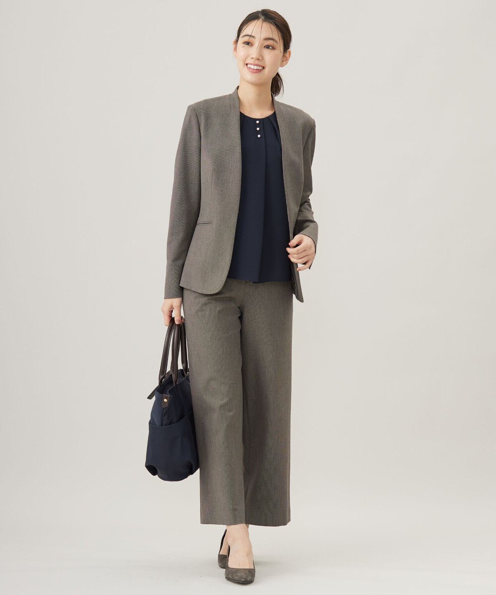 J.PRESS LADIES L ストレッチジョーゼット カットソー 