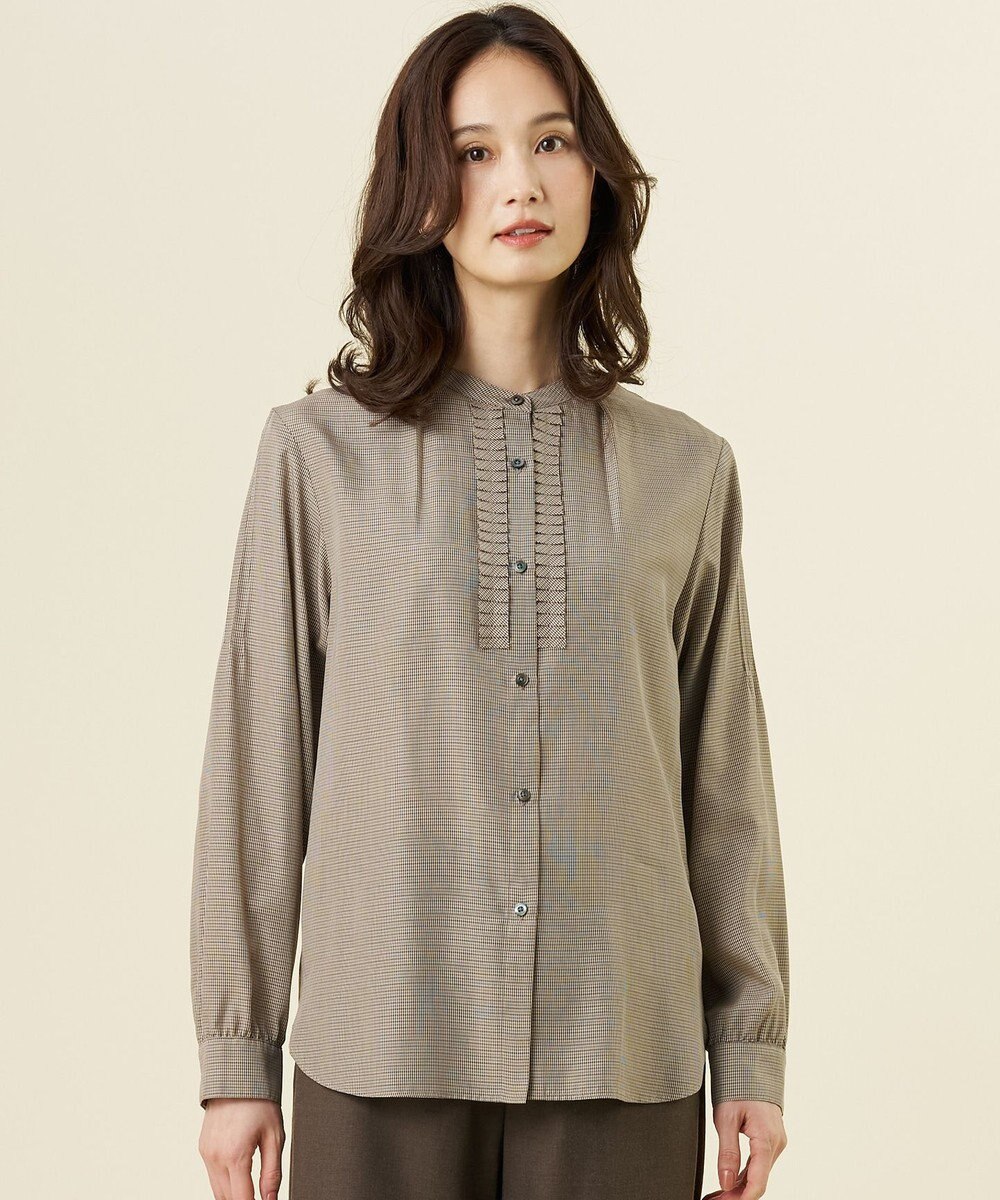 J.PRESS LADIES S 【WEB限定カラーあり】セルローストラディショナルチェック シャツブラウス 
