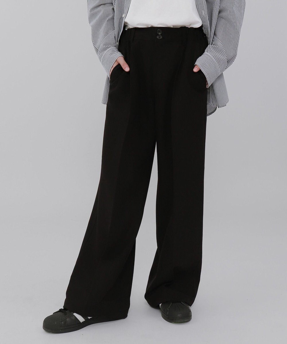 WEGO ローライズバギーフレアスラックス 