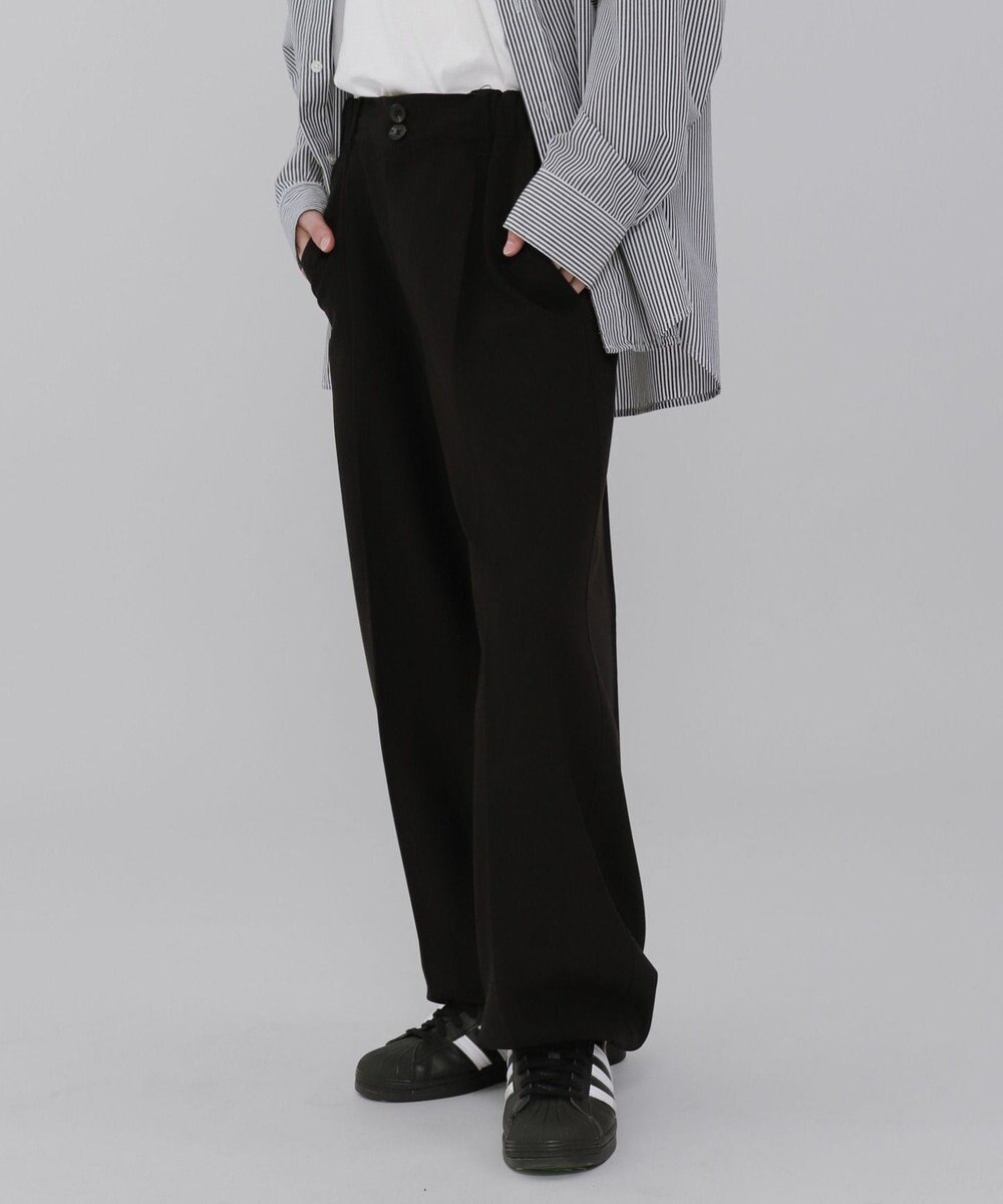 WEGO ローライズバギーフレアスラックス 