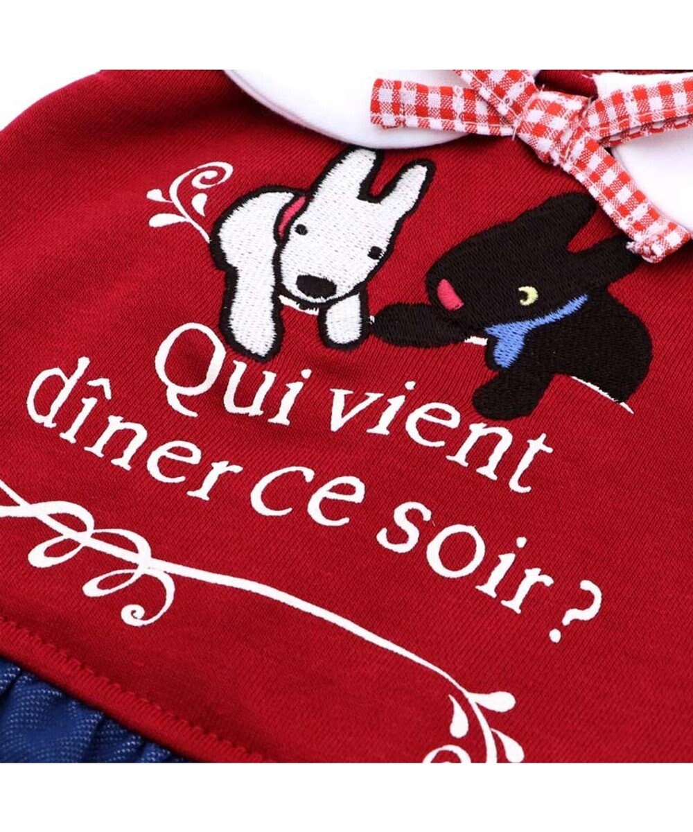 PET PARADISE リサとガスパール トレーナー ワンピース 《レッド》 小型犬 