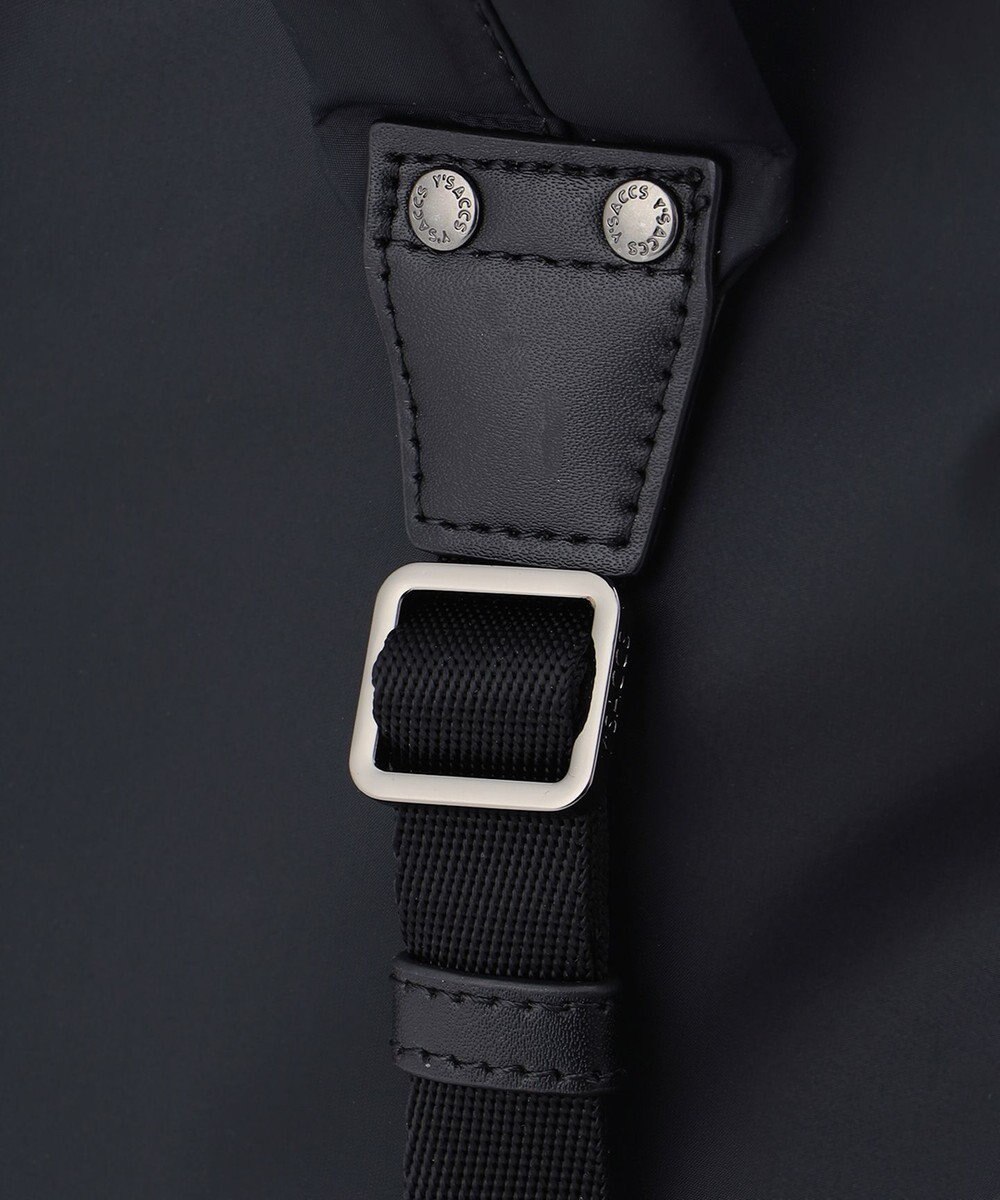 Y'SACCS 【ナイロンタフタ×リサイクルレザー】デイリーリュック 