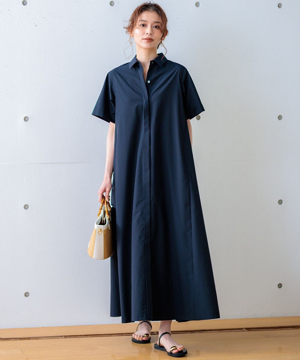 23区 【CLASSY.コラボ】ビスチェコンビ シャツワンピース 