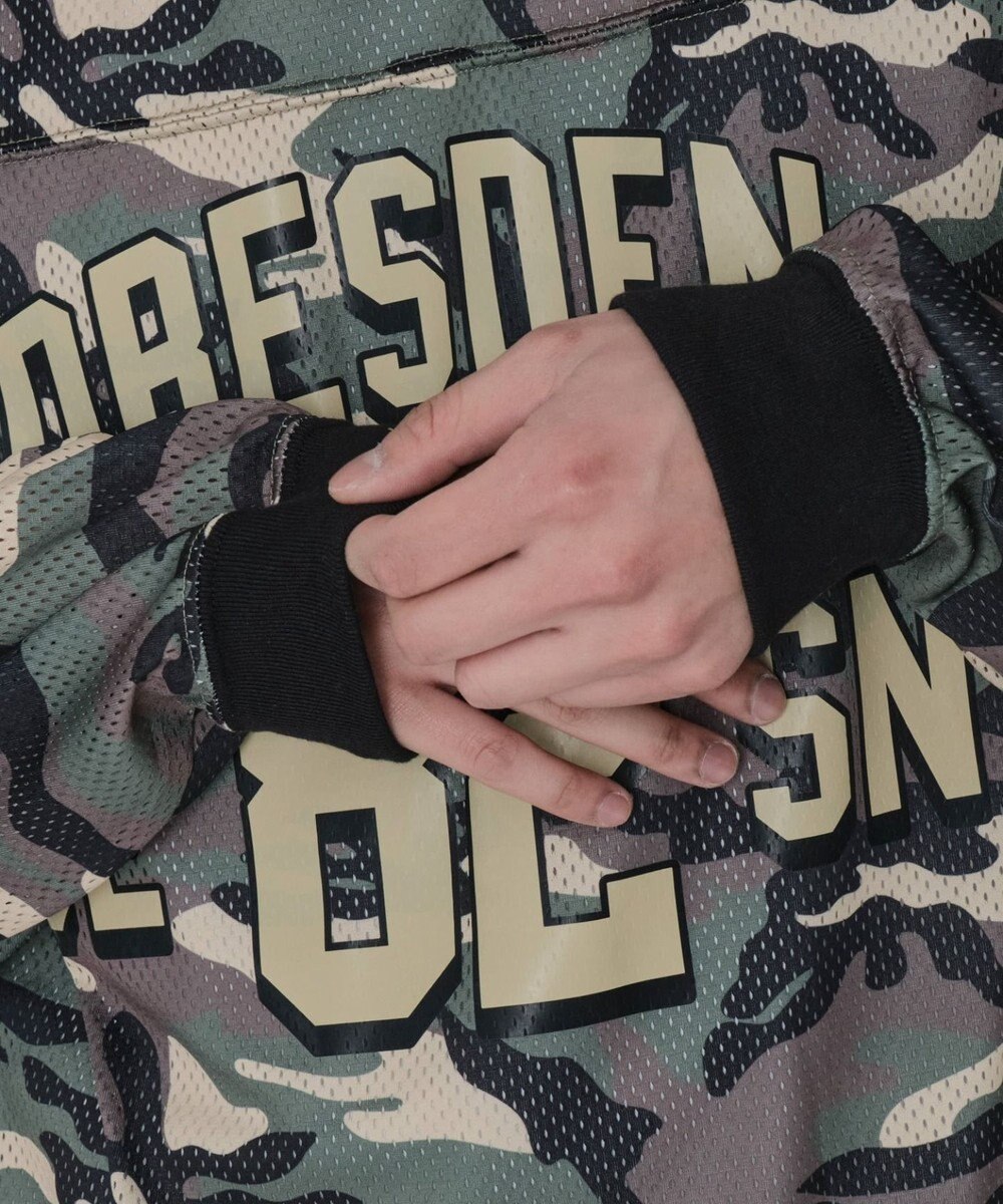 WEGO 【ユニセックス着用ITEM/MLサイズ展開】カモフラナンバリングホッケーT（LS） 