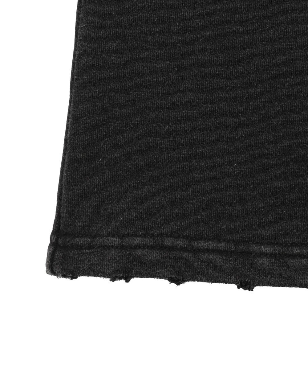 WEGO 【ウエストゴム】ダメージスウェットバギーパンツ 