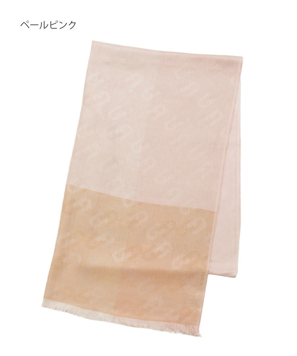 MOONBAT FURLA シルクカシミヤジャカードストール／幅55cm 