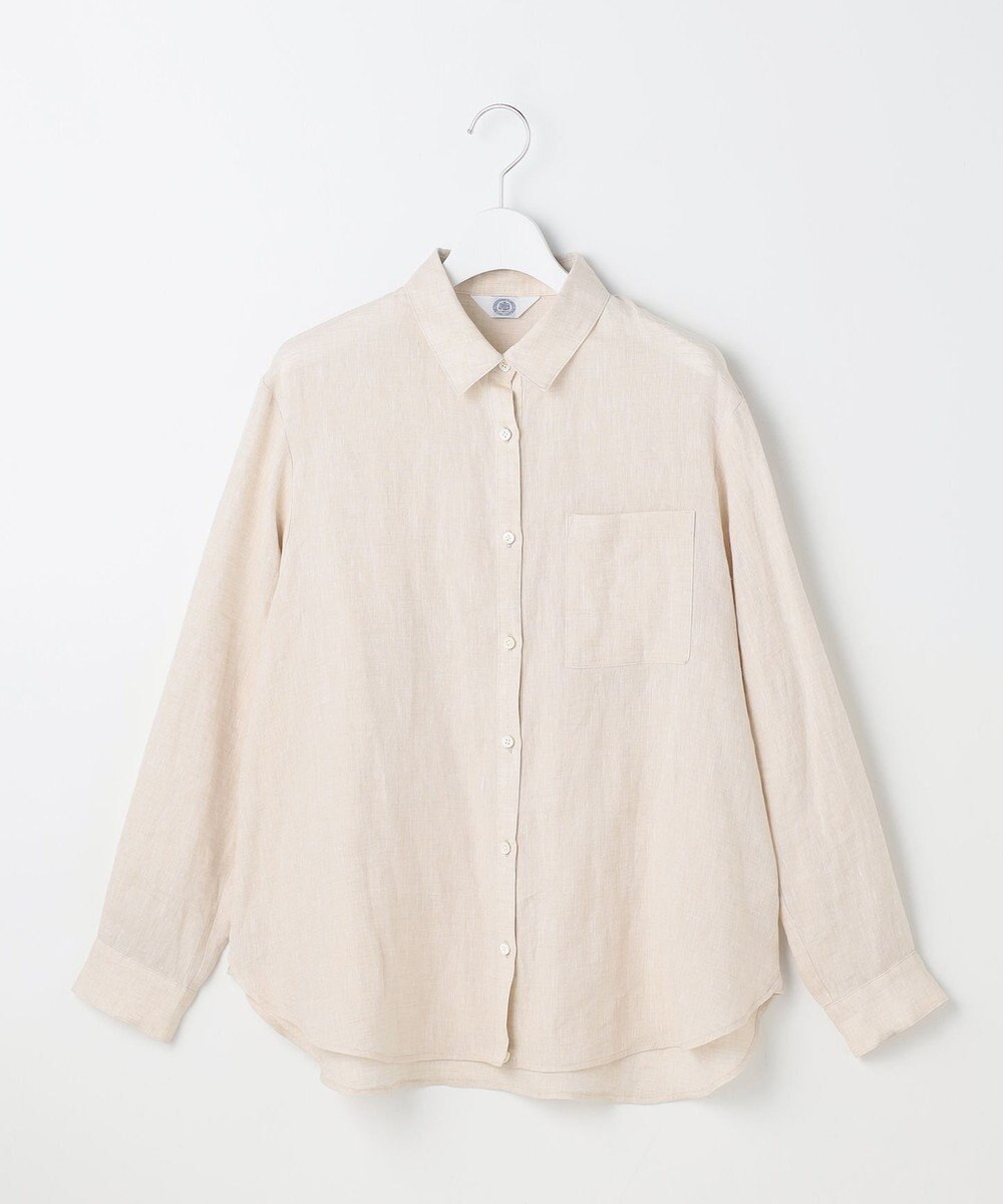 J.PRESS LADIES S 【WEB限定カラーあり・2way】リネン シャツ ブラウス 