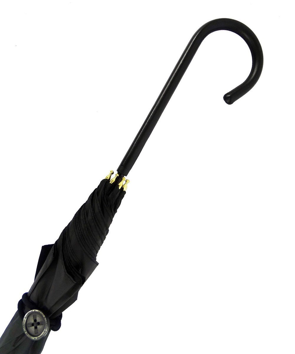 +RING 【プラスリング】【限定/日本製】【細身】レディース向け 長傘55cm BLK T1055 