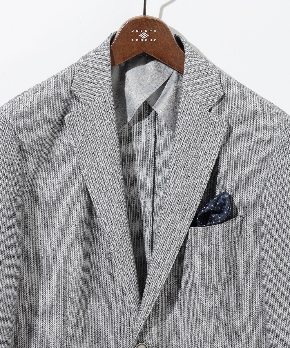 JOSEPH ABBOUD 【JAPANファブリック/清涼/軽量】和紙ラッセルジャージー ジャケット 