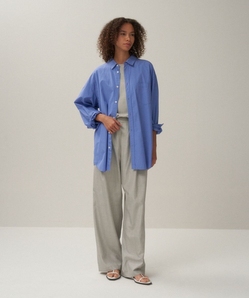 ATON SUVIN BROAD | ウォッシュドシャツ - UNISEX 