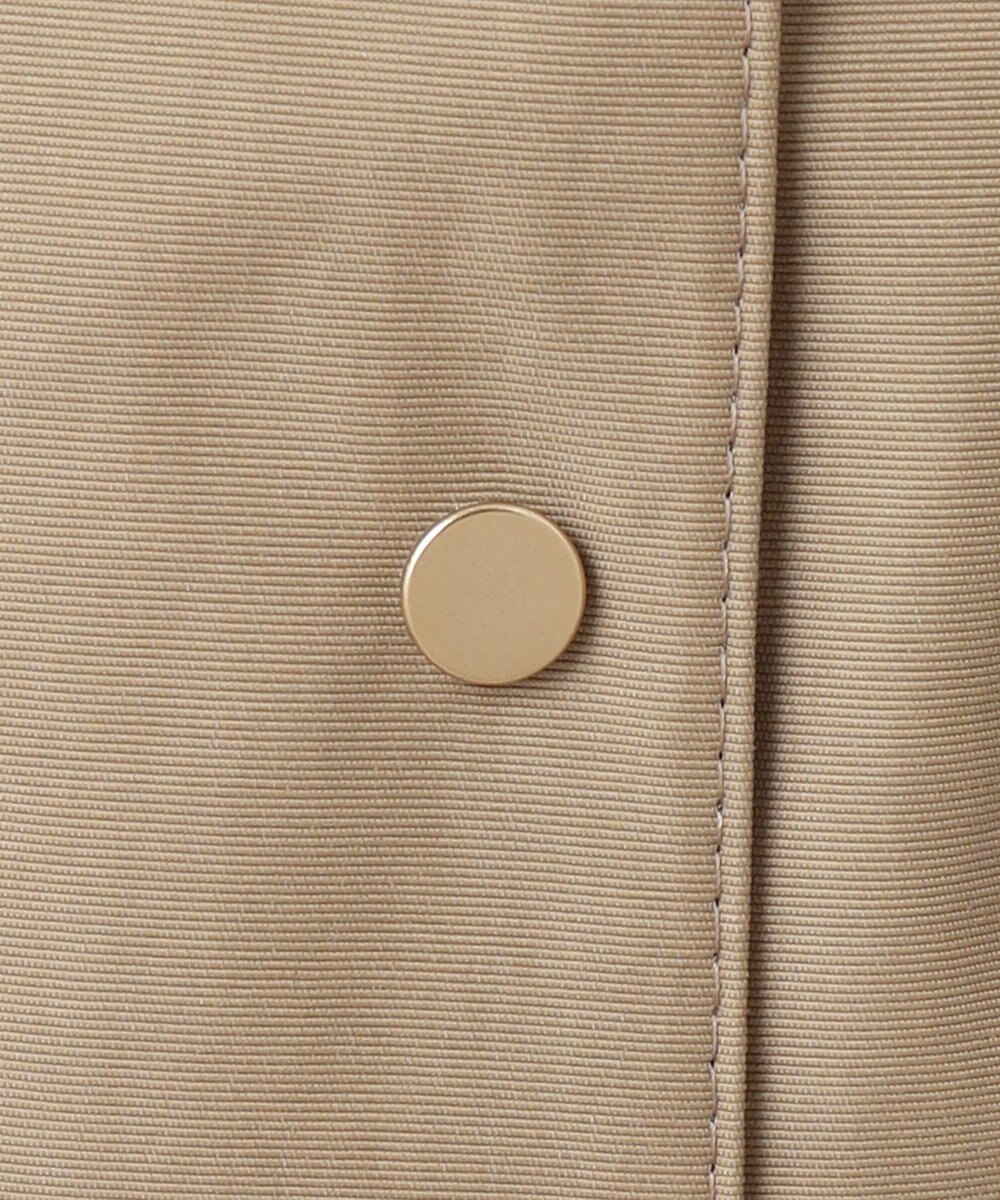 J.PRESS LADIES 【洗える】スパンライクナイロンタッサー フーデット コート 