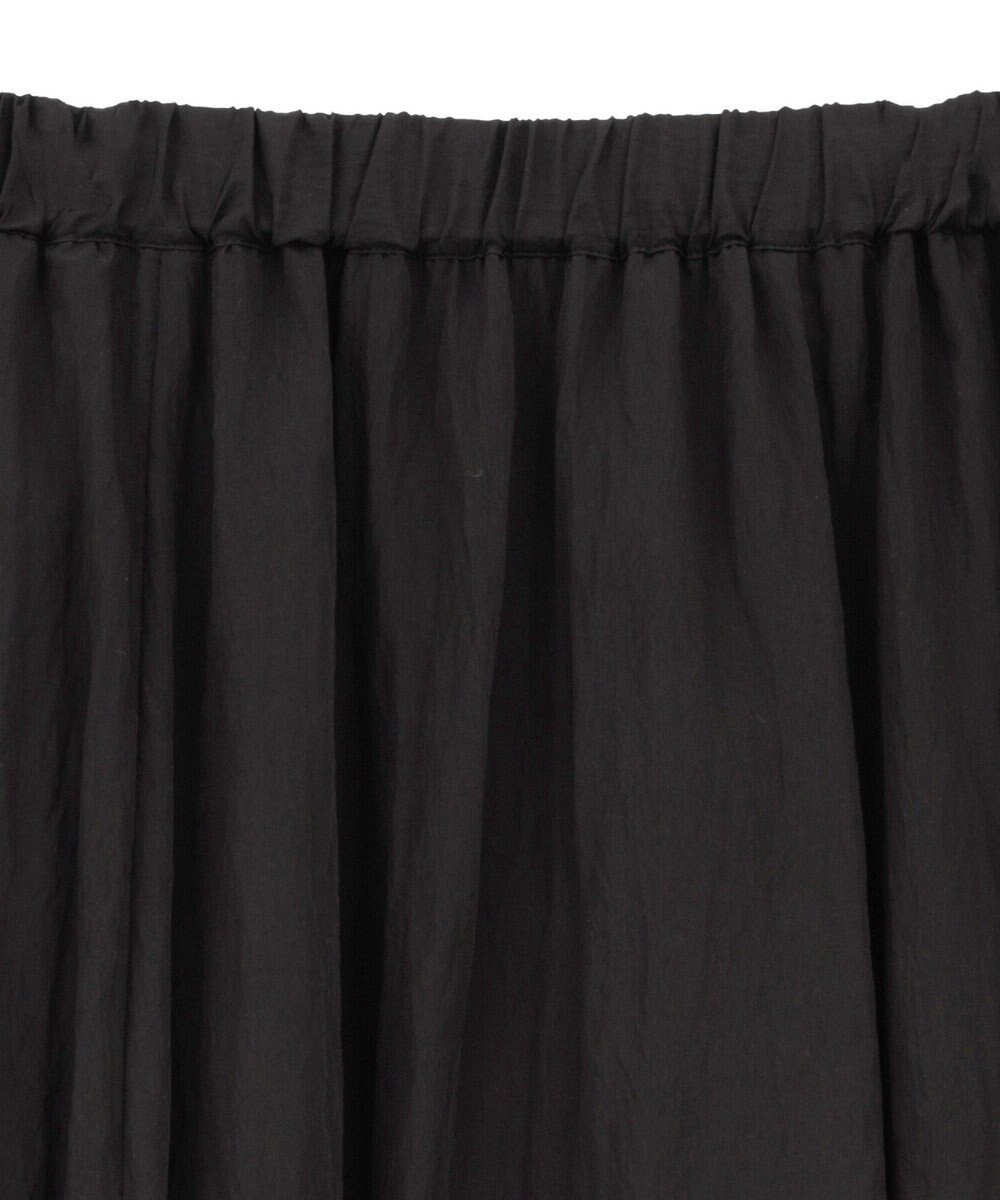 Green Parks 微光沢サテンバルーンスカート 