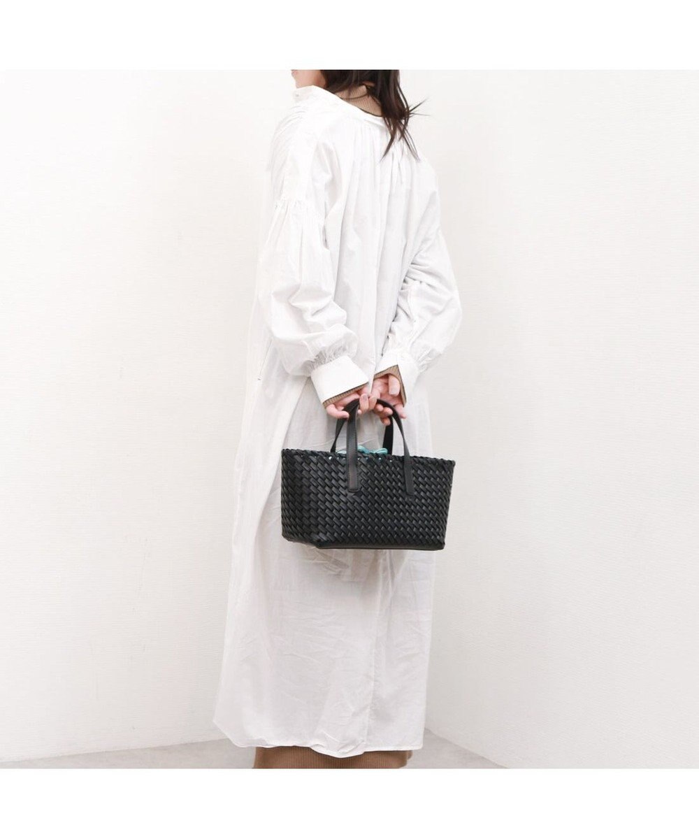 UNBILLION カシュカシュ cachecache / コードかがり横長トートバッグ 