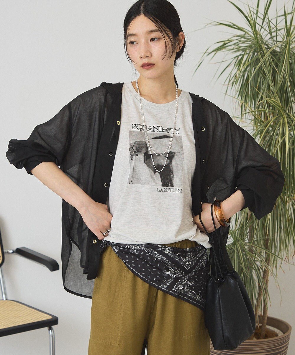 AMERICAN HOLIC シアーフーディーシャツ 