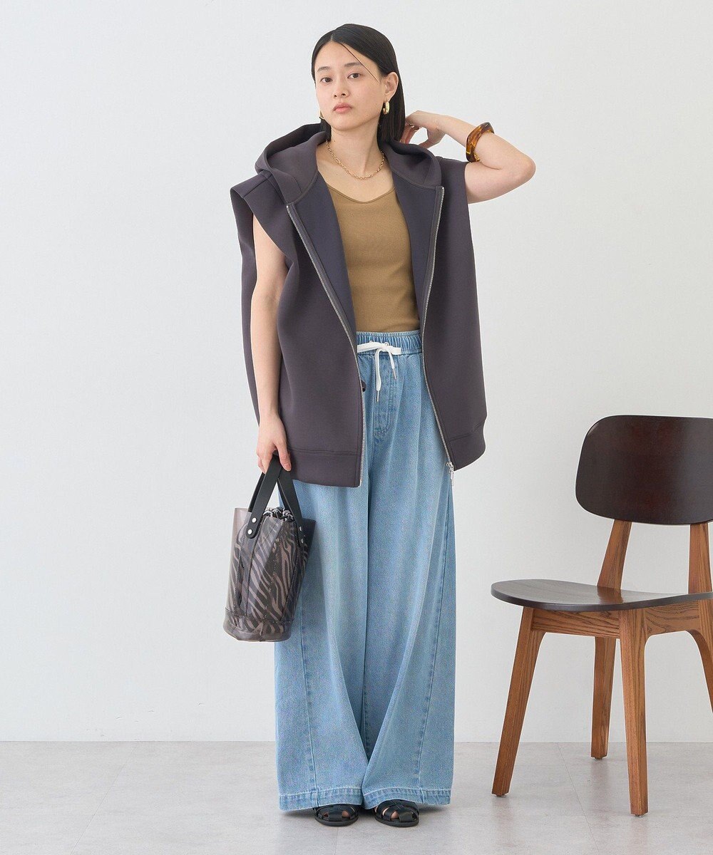 AMERICAN HOLIC ポンチZIPフーディーベスト 