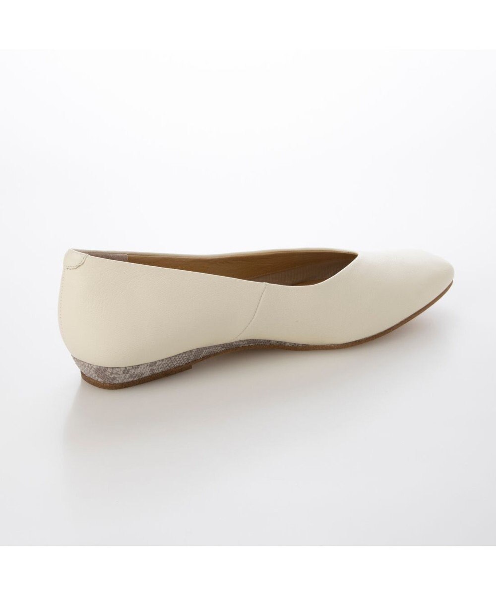MODE ET JACOMO <MODE ET JACOMO>スクエアトゥフラットパンプス 