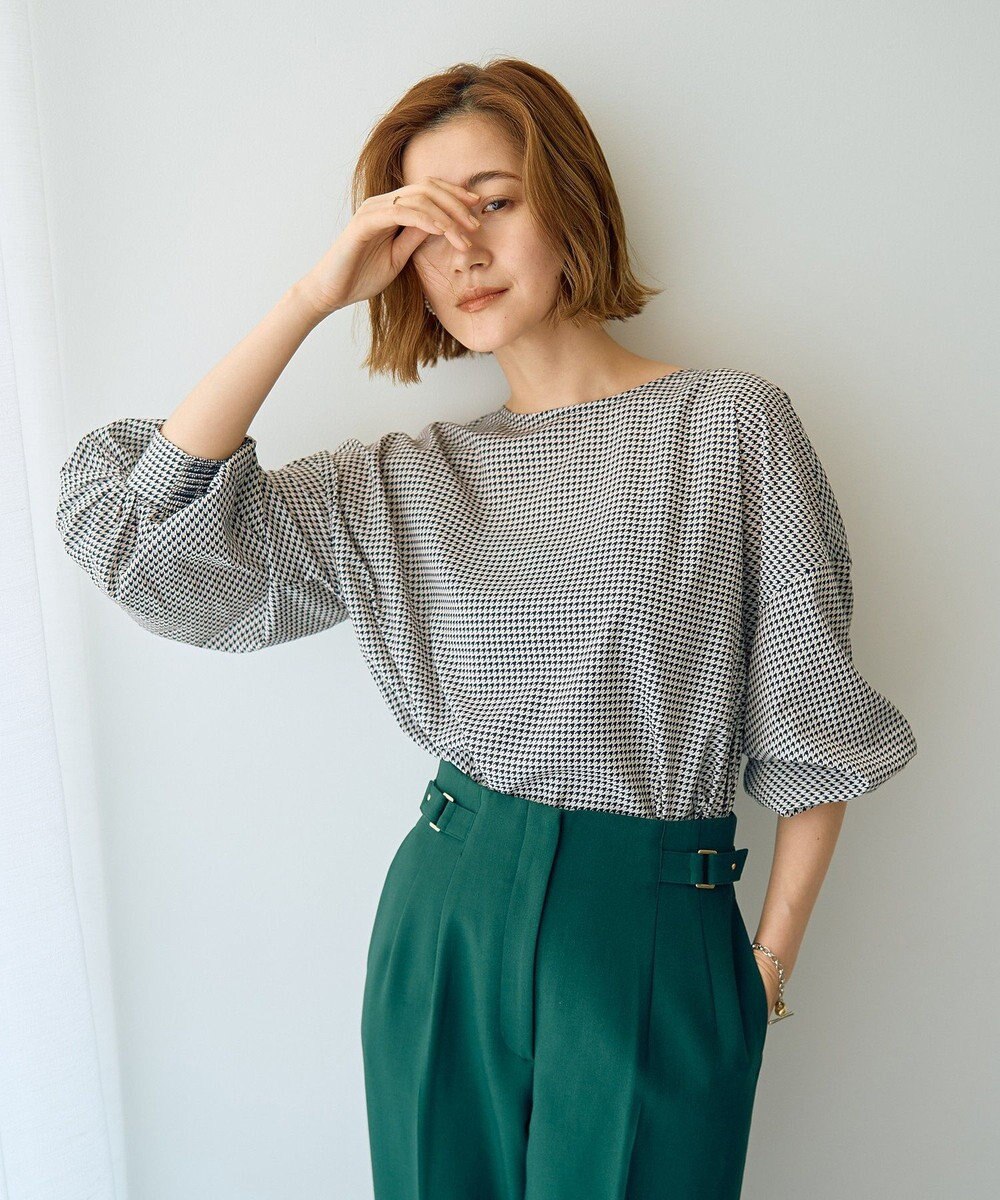 YECCA VECCA 2wayボリューム袖ブラウス 