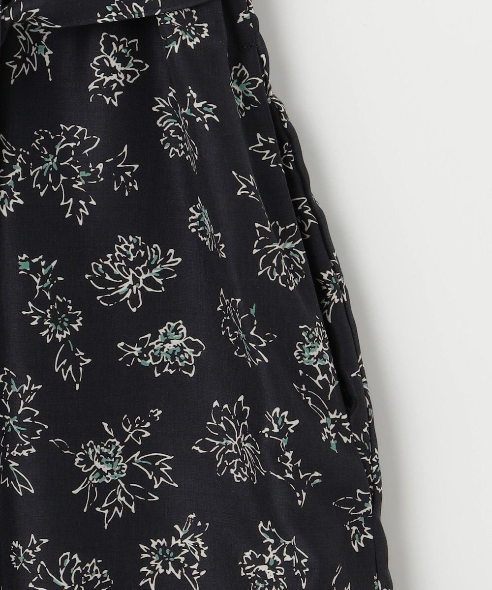 J.PRESS LADIES L 【WEB限定カラーあり・洗える】ラインフラワープリント ワンピース 