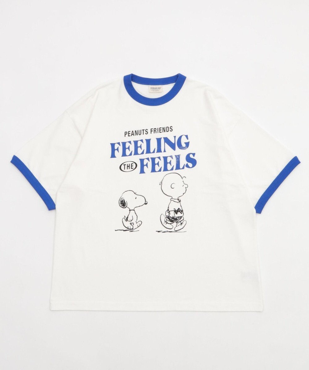 WEGO 【ユニセックス着用ITEM/MLサイズ展開】別注PEANUTSプリントT（SS） 