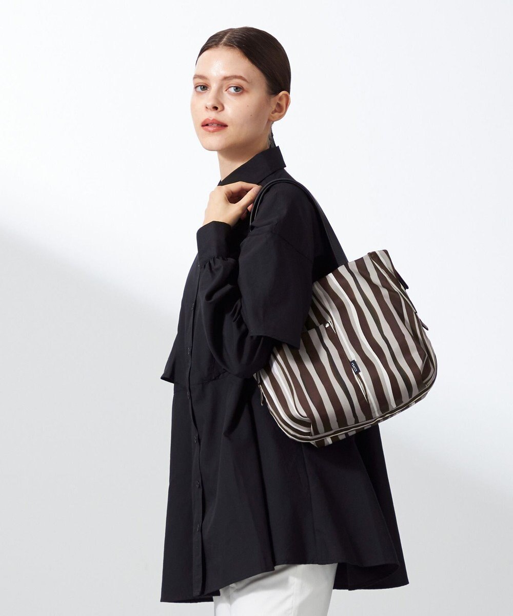 Y'SACCS 【ムック本掲載】ドローイングストライプ　ミニトートバッグ 