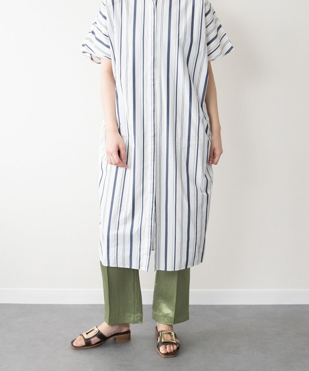 INTER-CHAUSSURES 【Oh my Sandals】メタルバックルローヒールミュールサンダル 